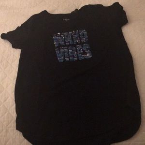Wken vibes shirt with flipped sparkles